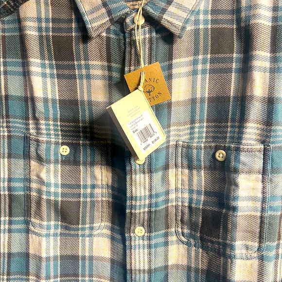 Faherty Brand Road Trip Stretch Shirt OCP-OCEANA PLAID Size Small EUC NWT - Picture 7 of 11